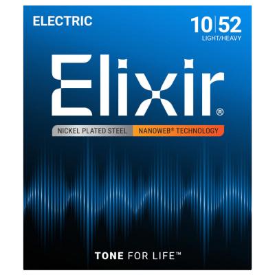 ELIXIR 12077 NANOWEB Light Heavy 10-52×3SET エレキギター弦