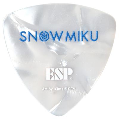 ESP イーエスピー PD-Miku-SNOW 初音ミク SD雪ミク トライアングル型 ギターピック×10枚 裏面