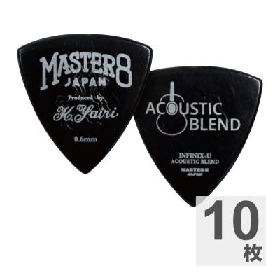 MASTER 8 JAPAN マスターエイトジャパン YAB-TR060 INFINIX-U ACOUSTIC BLEND Produced by K.Yairi 0.6mm ギターピック×10枚
