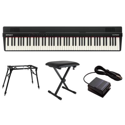 ROLAND ローランド GO-88PX GO:PIANO88 Entry Keyboard Piano 4本脚スタンド/フットスイッチ/椅子付きセット エントリーキーボード ピアノ 88鍵盤