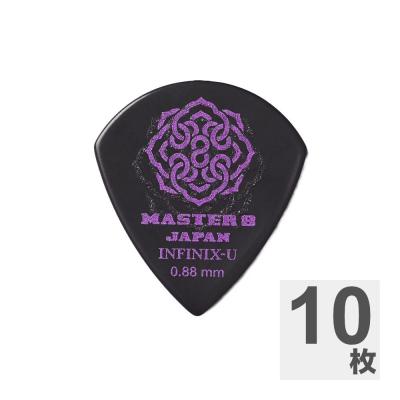 MASTER 8 JAPAN マスターエイトジャパン IFUHPS-JZ088 INFINIX-U Hard Polish JAZZ type 0.88mm ギターピック×10枚