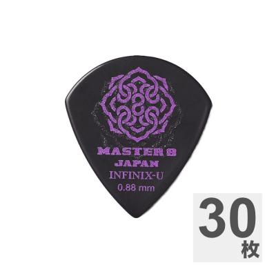 MASTER 8 JAPAN マスターエイトジャパン IFUHPS-JZ088 INFINIX-U Hard Polish JAZZ type 0.88mm ギターピック×30枚