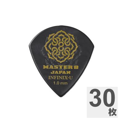 MASTER 8 JAPAN マスターエイトジャパン IFUHPS-JZ100 INFINIX-U Hard Polish JAZZ type 1.0mm ギターピック×30枚