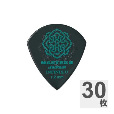 MASTER 8 JAPAN マスターエイトジャパン IFUHPS-JZ120 INFINIX-U Hard Polish JAZZ type 1.2mm ギターピック×30枚