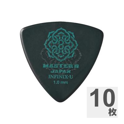 MASTER 8 JAPAN マスターエイトジャパン IFUHPS-TR100 INFINIX-U Hard Polish TRIANGLE 1.0mm ギターピック×10枚