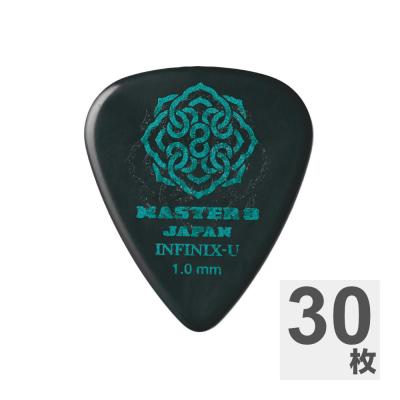 MASTER 8 JAPAN マスターエイトジャパン IFUHPS-TD100 INFINIX-U Hard Polish TEARDROP 1.0mm ギターピック×30枚