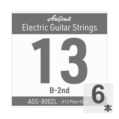 AriaProII アリアプロ2 AGS-8002L Light .013P エレキギター用 バラ弦×6本