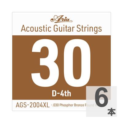 ARIA アリア AGS-2004XL Extra Light .030W アコースティックギター用 バラ弦×6本