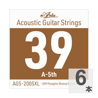 ARIA アリア AGS-2005XL Extra Light .039W アコースティックギター用 バラ弦×6本