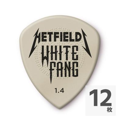 JIM DUNLOP ジムダンロップ PH122R14 HETFIELD’S WHITE FANG CUSTOM FLOW PICK ギターピック×12枚