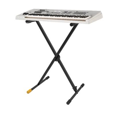 HERCULES ハーキュレス KS100B & KST301-N TIER X型キーボードスタンド 2段目拡張用サポートアームセット 使用例画像