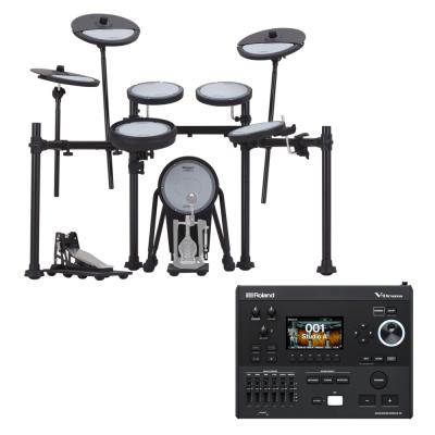 V-Drum ROLAND VQD106 V51音源モジュールセット Drum Kit 静粛性に特化したVドラムセット