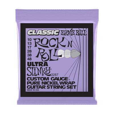 ERNIE BALL 2257 10-48 Ultra SLINKY×3SET CLASSIC ROCK N’ ROLL PURE NICKEL アーニーボール ピュアニッケル