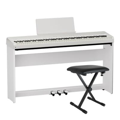 ROLAND FP-40WHB Digital Piano ホワイト 電子ピアノ 純正スタンド/純正ペダルユニット/キーボードベンチ付きセット