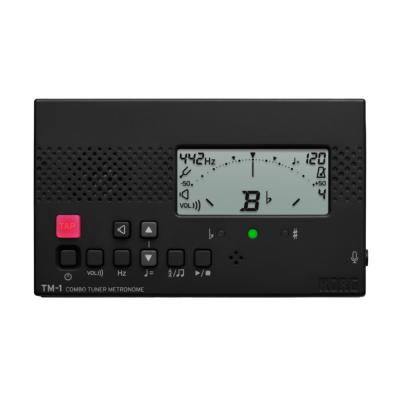 KORG TM-1 BK チューナー&メトロノーム 純正クリップマイク/譜面台トレイラック付きセット 吹奏楽 管楽器 弦楽器 ブラスバンド オーケストラ トップ画像