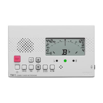 KORG TM-1 WH チューナー&メトロノーム 純正クリップマイク/譜面台トレイラック付きセット 吹奏楽 管楽器 弦楽器 ブラスバンド オーケストラ トップ画像