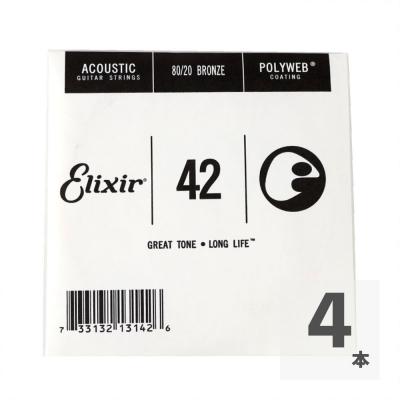 ELIXIR 13142/042弦×4本