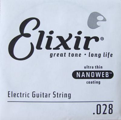 ELIXIR 15228/028弦×4本 エリクサーナノウェブバラ弦