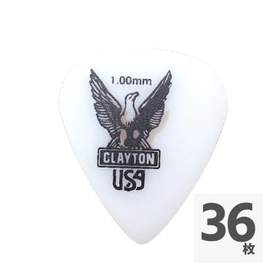 Clayton USA Acetal Polymer 1.00mm スタンダード ピック ギターピック×36枚