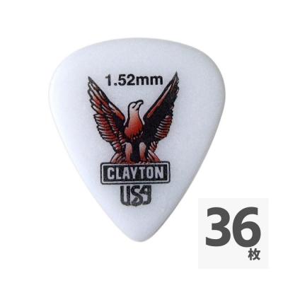 Clayton USA Acetal Polymer 1.52mm スタンダード ピック×36枚