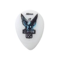 Clayton USA Acetal Polymer 0.50mm スモールティアドロップ ギターピック×36枚