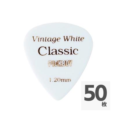 PICK BOY GP-03/120 Vintage Classic White 1.2mm ピック×50枚