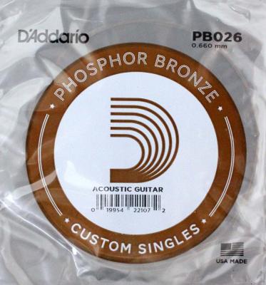 D’Addario PB026/Phosphor Bronze×5本 アコースティックギター バラ弦