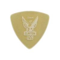 Clayton USA Ultem Gold 0.72mm 丸肩トライアングル ギターピック×12枚