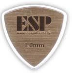 ESP PD-HL10 GOLD ヘアライン トライアングル型 ギターピック×10枚