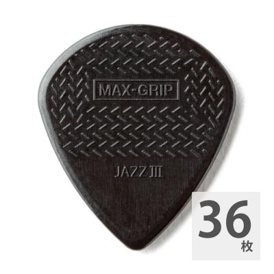 JIM DUNLOP MAXGRIP JAZZ III/BK ピック ×36枚