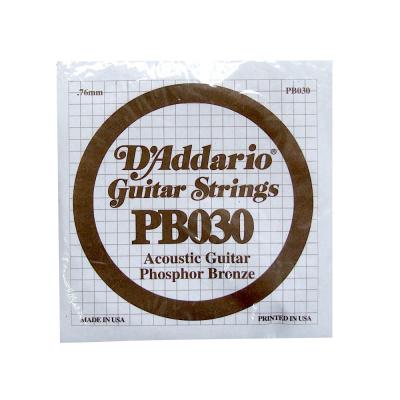 D’Addario PB030弦 Phosphor Bronze×5本 アコースティックギター用バラ弦