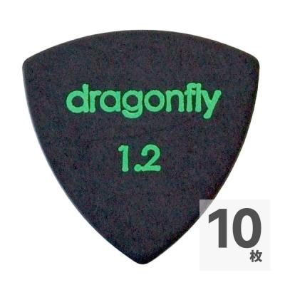 dragonfly PICK TR 1.2 BLACK ギターピック×10枚