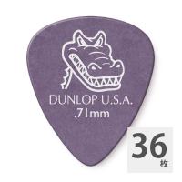 JIM DUNLOP 417R GATOR GRIP STD PURPLE 0.71 ギターピック×36枚