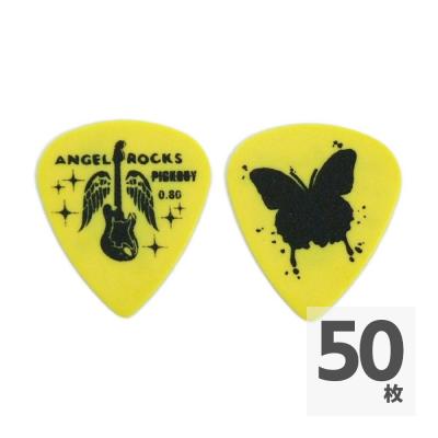 PICK BOY GP-AR-21/08 0.80 ×50枚 エンジェルロックスピック シャドーバタフライ ギターピック