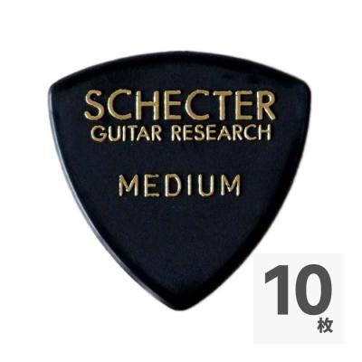 SCHECTER SPD-MN10 BK サンカク型 MEDIUM ナイロンピック×10枚