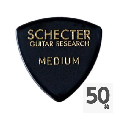 SCHECTER SPD-MN10 BK サンカク型 MEDIUM ナイロンピック×50枚