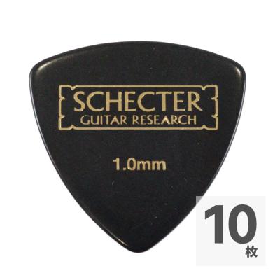 SCHECTER SPD-HC10 BK サンカク型 HARD セルロイド ギターピック×10枚