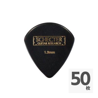 SCHECTER SPJ-EC10 BK JAZZタイプ EX HARD セルロイド ギターピック×50枚