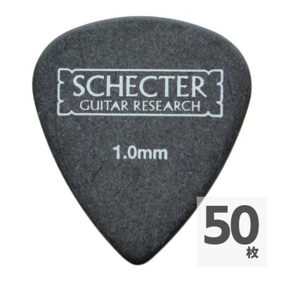 SCHECTER SPT-HP10 BK ティアドロップ型 HARD ポリアセタール ギターピック×50枚