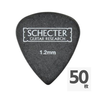 SCHECTER SPT-EP10 BK ティアドロップ型 EX HARD ポリアセタール ギターピック×50枚