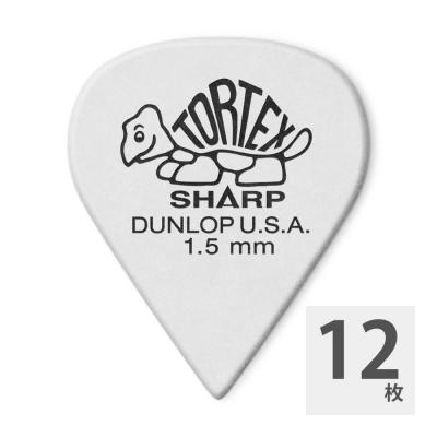 JIM DUNLOP 412 TORTEX SHARP 1.50 ギターピック×12枚