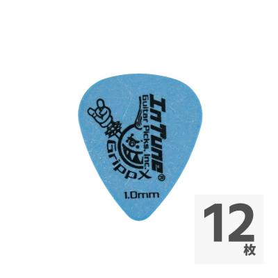 In Tune Guitar Picks DGP1-C100 GrippX-X 1.00mm Blue ギターピック×12枚