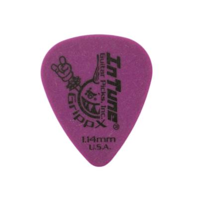 In Tune Guitar Picks DGP1-C114 GrippX-X 1.14mm Purple ギターピック×36枚