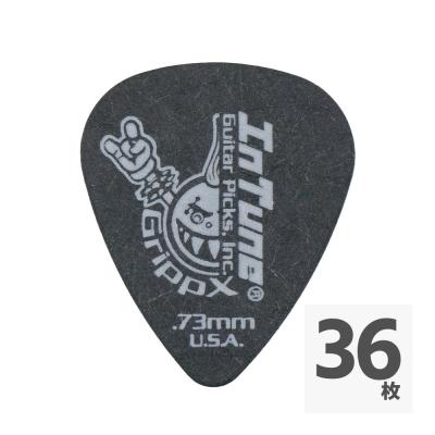 In Tune Guitar Picks DGP1-B73 GrippX-Xb 0.73mm Black ギターピック×36枚
