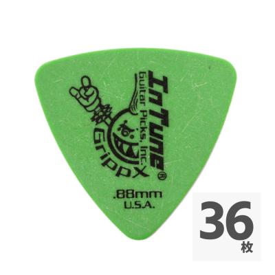 In Tune Guitar Picks DGP2-C88 GrippX-XXX 0.88mm Green ギターピック×36枚