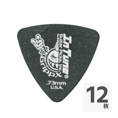 In Tune Guitar Picks DGP2-B73 GrippX-XXXb 0.73mm Black ギターピック×12枚