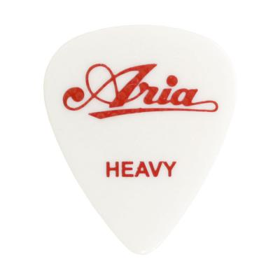 ARIA RUBBER GRIP Tear Drop HEAVY WH×10枚 ギターピック