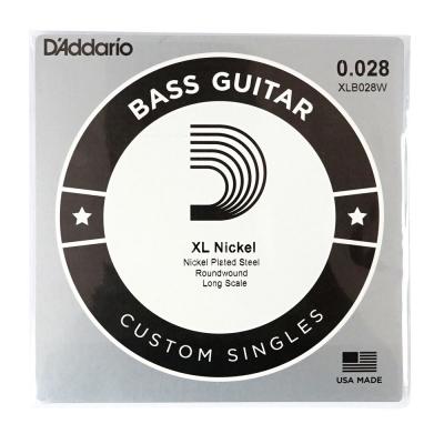 D’Addario XLB028W ベース用バラ弦×5本