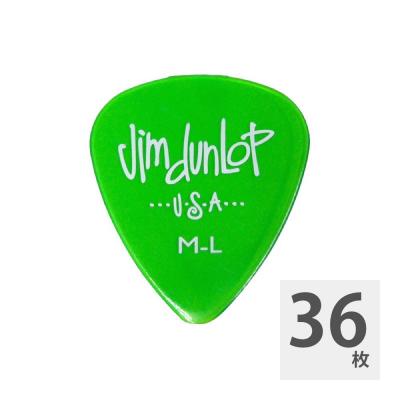 JIM DUNLOP 486R GELS MEDIUM LIGHT GRN×36枚 ギターピック