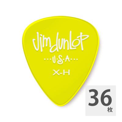 JIM DUNLOP 486R GELS EXTRA HEAVY YLW ギターピック×36枚